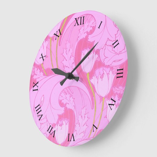 Roze  Tulp Bloemen Grote Klok (Hoek)