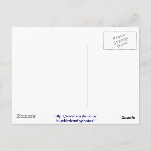  roze tulp briefkaart (Achterkant)