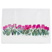 Roze Tulp Cadeautas (Voorkant)