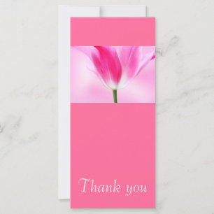 Roze Tulp, Dankkaart