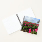 Roze Tulp Field, Oregon Notitieboek (Binnen)