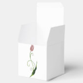 Roze Tulp Floral Bedankdoosjes (Geopend)