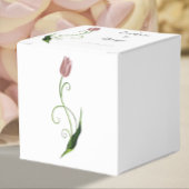 Roze Tulp Floral Bedankdoosjes