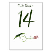 Roze Tulp Floral Kaart (Voorkant)