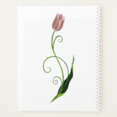 Roze Tulp Floral Planner (Achterkant)