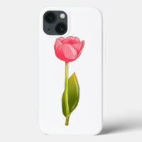 Roze Tulp – Glanzende esthetische bloemkunst