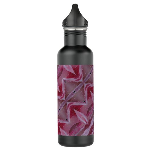 Roze Tulp Ikat en ook angstig Waterfles (Links)