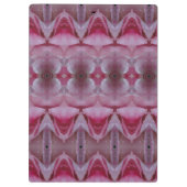 Roze Tulp Ikat ook Klembord (Achterkant)