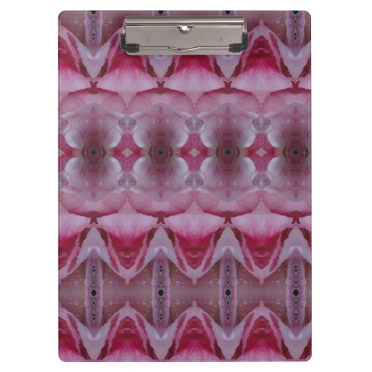Roze Tulp Ikat ook Klembord (Voorkant)