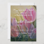 Roze tulp kaart (Voorkant)