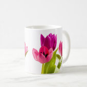 Roze Tulp Koffiemok Lentestijl (Voorkant rechts)