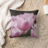 Roze tulp kussen kussenhoes (Deken)