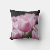 Roze tulp kussen kussenhoes (Voorkant)