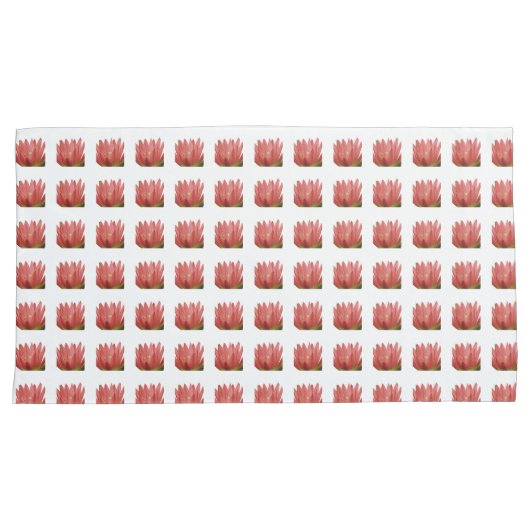 Roze tulp kussensloop (Voorkant-Rechts)