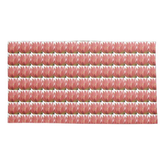 Roze tulp kussensloop (Achterkant-Links)