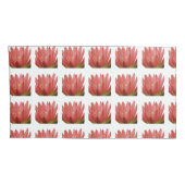 Roze tulp kussensloop (Achterkant-Rechts)