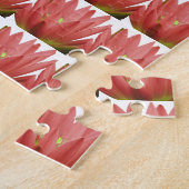 Roze tulp legpuzzel (Zijkant)