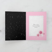 roze tulp met voetgangerssympathie kaart (Binnen)