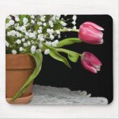 Roze tulp muismat (Voorkant)