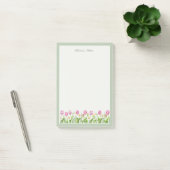 Roze Tulp Narcis Lente Bloemen Post-it Notities Post-it® Notes (Kantoor)