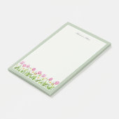 Roze Tulp Narcis Lente Bloemen Post-it Notities Post-it® Notes (Schuin)