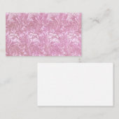 Roze Tulp Pattern van William Morris Visitekaartje (Voorkant / Achterkant)