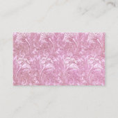Roze Tulp Pattern van William Morris Visitekaartje (Voorkant)