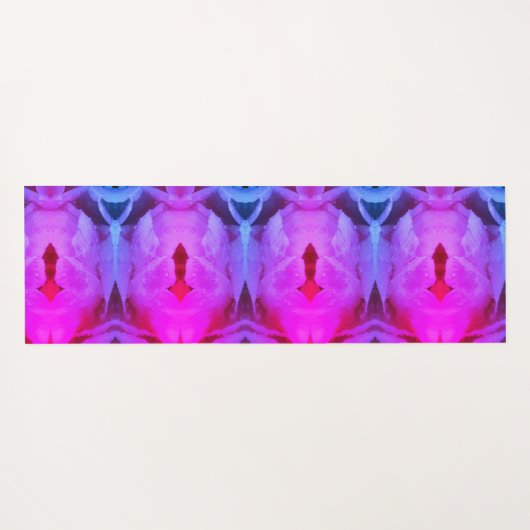 Roze Tulp Pattern X Miami Yogamat (Achterkant (horizontaal))