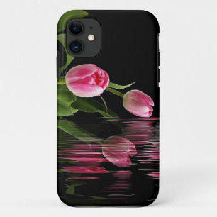 Roze Tulp Reflectie Case-Mate iPhone Case