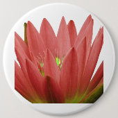 Roze tulp ronde button 6,0 cm (Voorkant)
