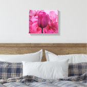  roze tulp roos bloem eenvoudige moderne bloemen canvas afdruk (Insitu (Slaapkamer))