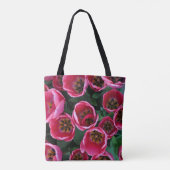 Roze tulp schoonheid tote bag (Achterkant)