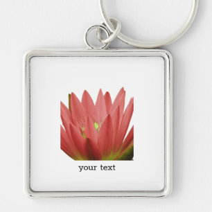 Roze tulp sleutelhanger