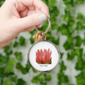 Roze tulp sleutelhanger (Hand)