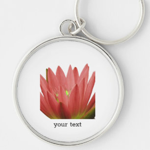 Roze tulp sleutelhanger