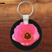 Roze Tulp Sleutelhanger (Voorkant)