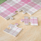 Roze Tulp  Stijl Graphic Art Puzzel Legpuzzel (Zijkant)