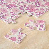 Roze Tulp  Stijl Kunst Puzzel Legpuzzel (Zijkant)