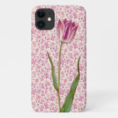 Roze Tulp  Stijl Kunst Telefoon Case (Achterkant)