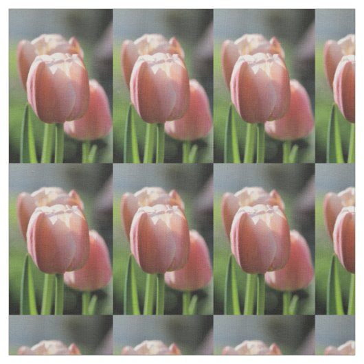 Roze tulp stof (Swatch)