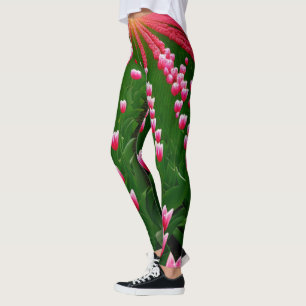 Roze Tulp Sunset Oil Paint, Leggings