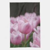 Roze tulp theedoek (Verticaal)