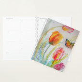 Roze Tulp Tulpen Bloem Waterverf Vrouwenaam Geen Planner (Display)