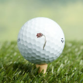 Roze tulp van Jean Bernard (1775-1883). Golfballen (Insitu Shirt)