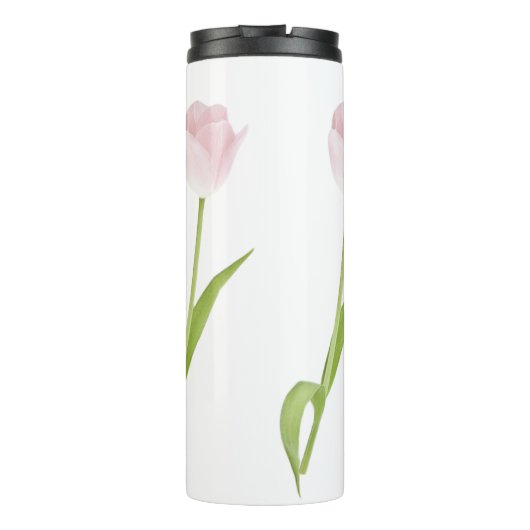 Roze Tulp ventilator Thermosbeker (Achterkant)