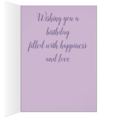 Roze tulpafdruppelachtergrond en aangepaste tekst (Binnen (Rechts))