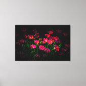 Roze tulpbloemen canvas afdruk (Voorkant)
