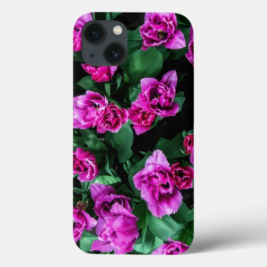 Roze tulpbloemen Case-Mate iPhone case (Achterkant)
