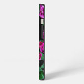 Roze tulpbloemen iPhone hoesje (Linkerkant)