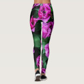 Roze tulpbloemen leggings (Achterkant)